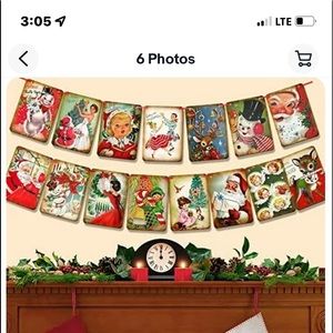 Christmas Decorations Vintage Style Christmas Banner Traditional Vintage